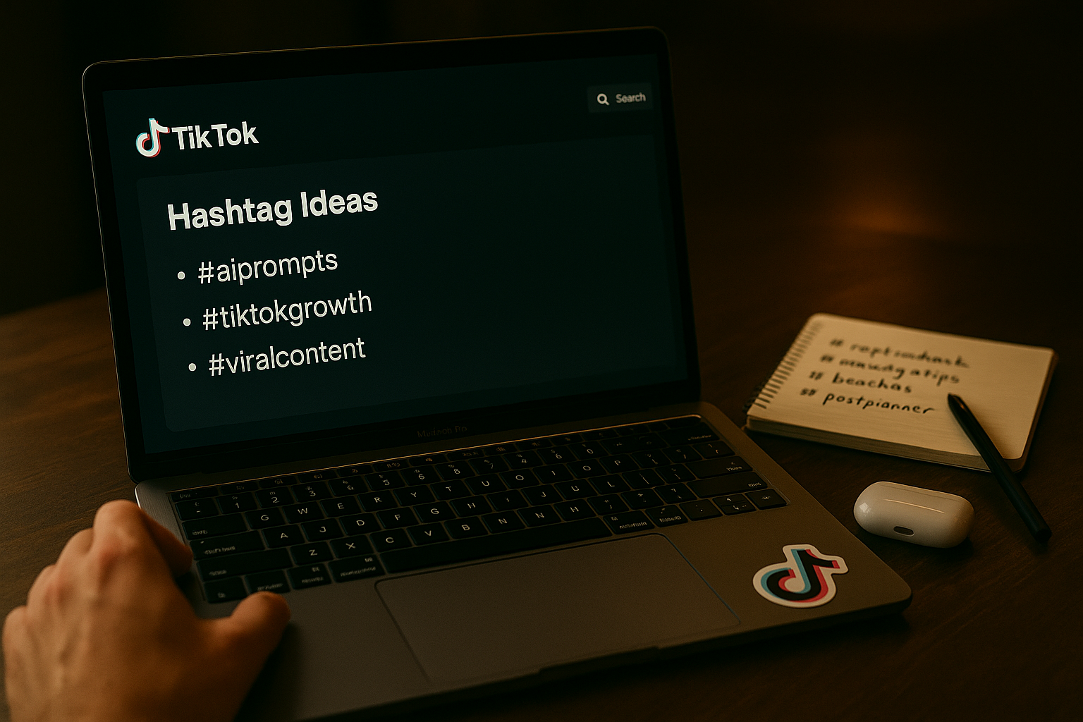 AI Prompts for TikTok Hashtags