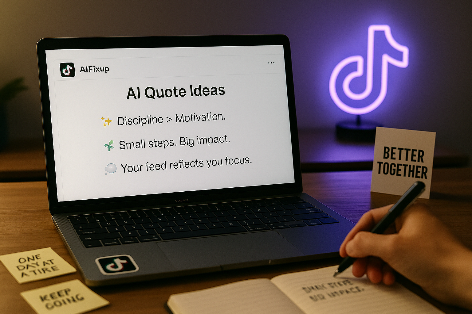 AI Prompts for TikTok Quotes
