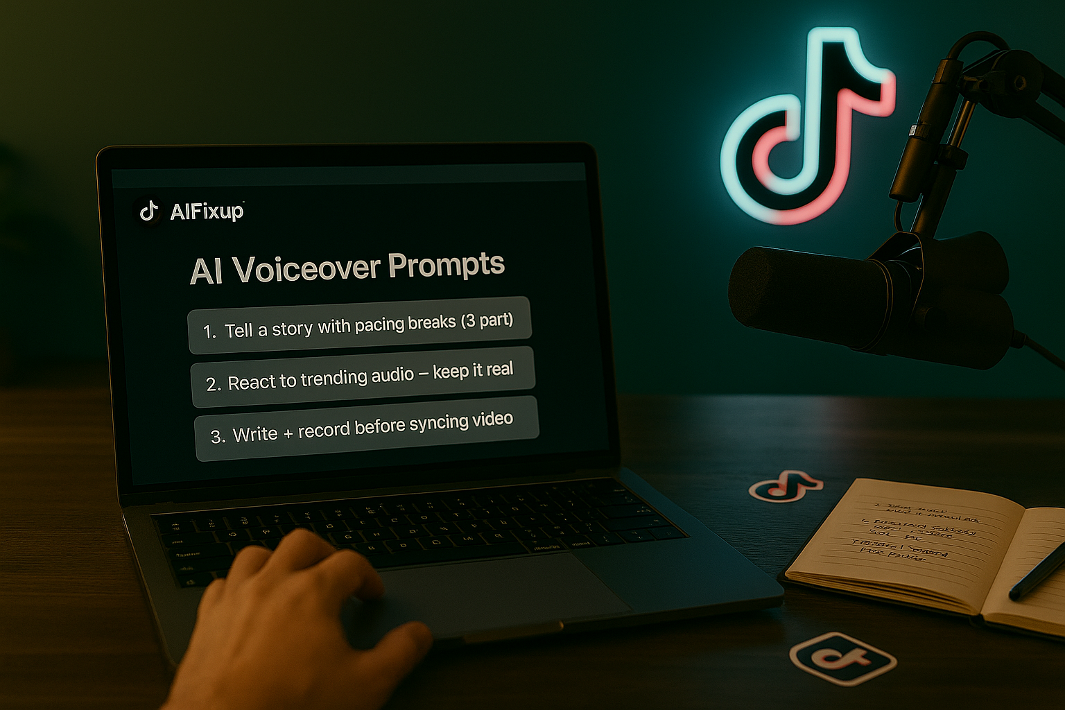 AI Prompts for TikTok Voiceovers