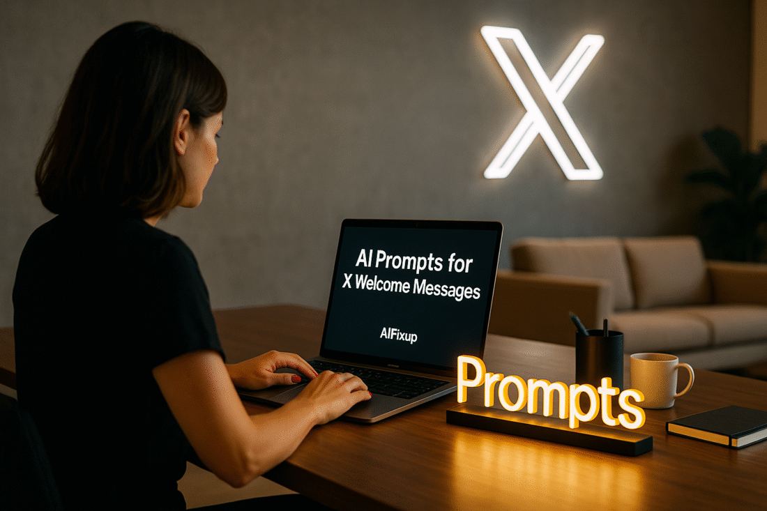 AI Prompts for X Welcome Messages