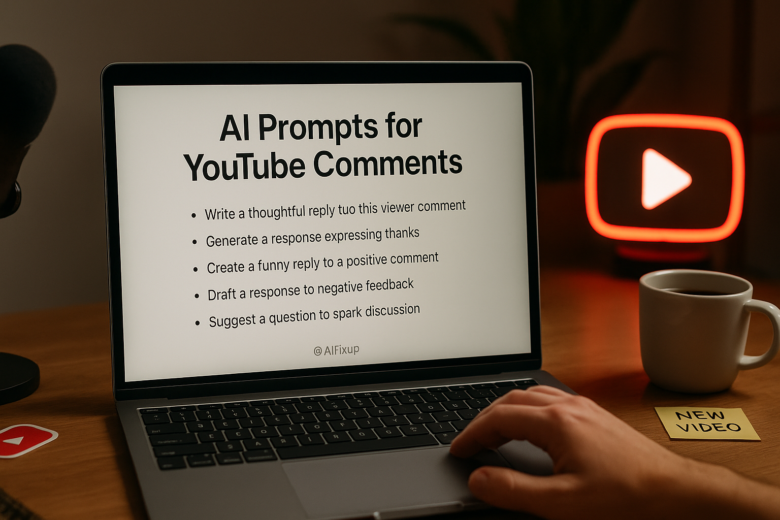 AI Prompts for YouTube Comments