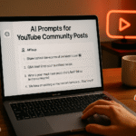 AI Prompts for YouTube Community Posts
