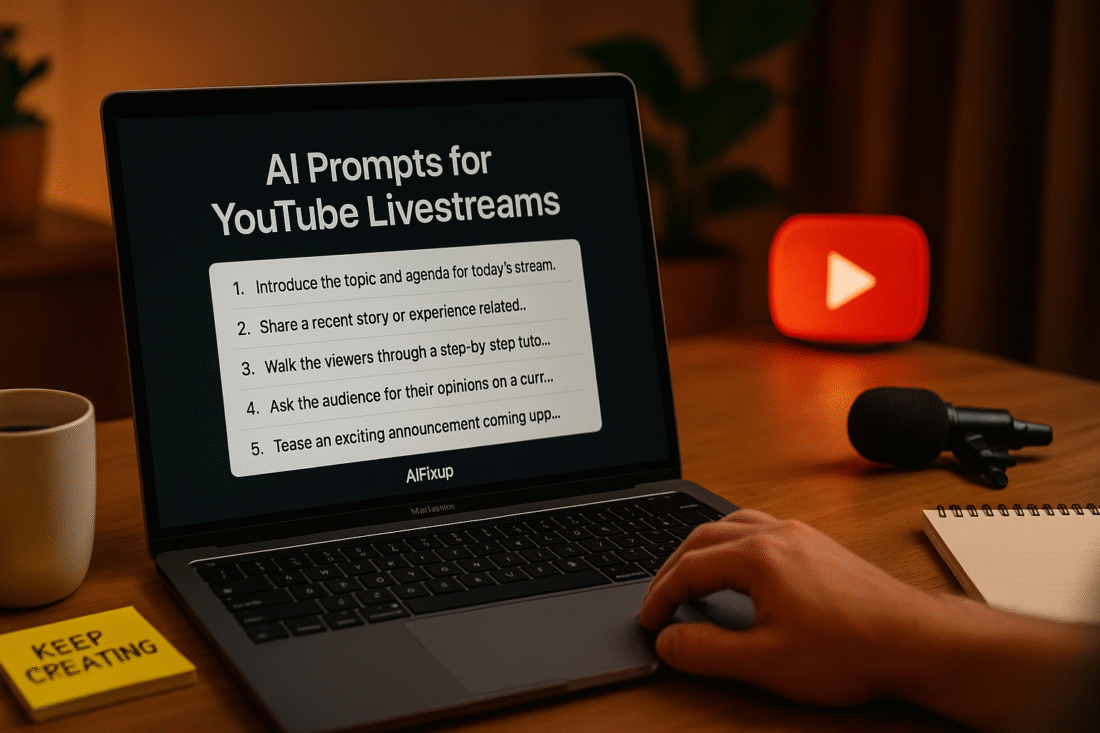 AI Prompts for YouTube Livestreams