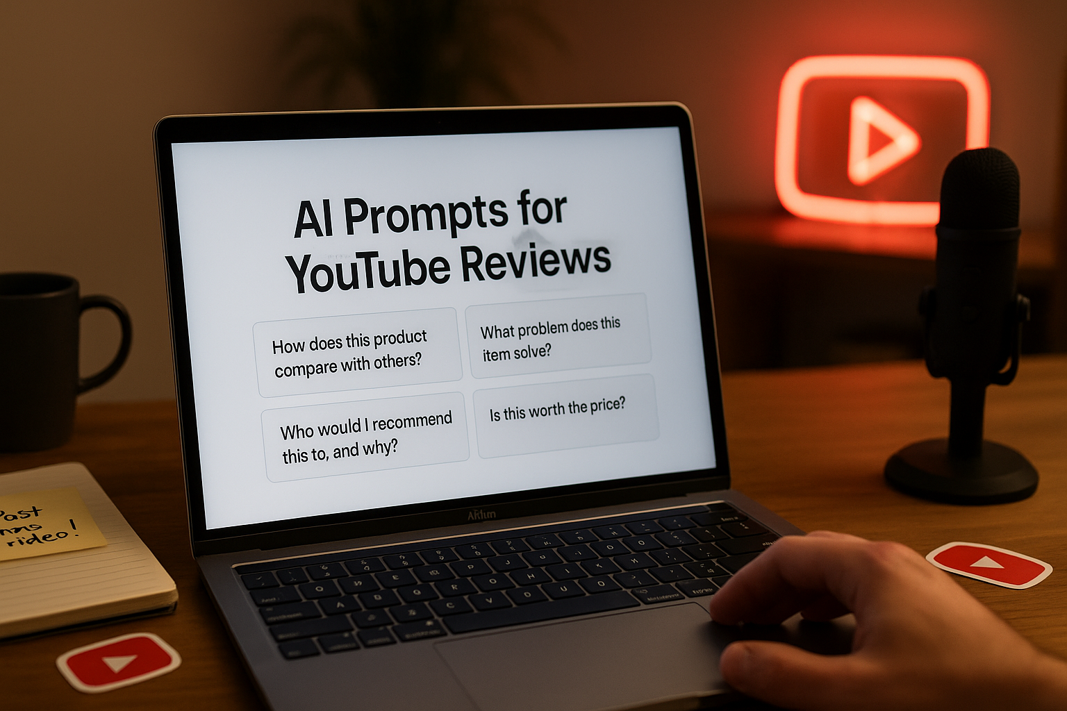 AI Prompts for YouTube Reviews