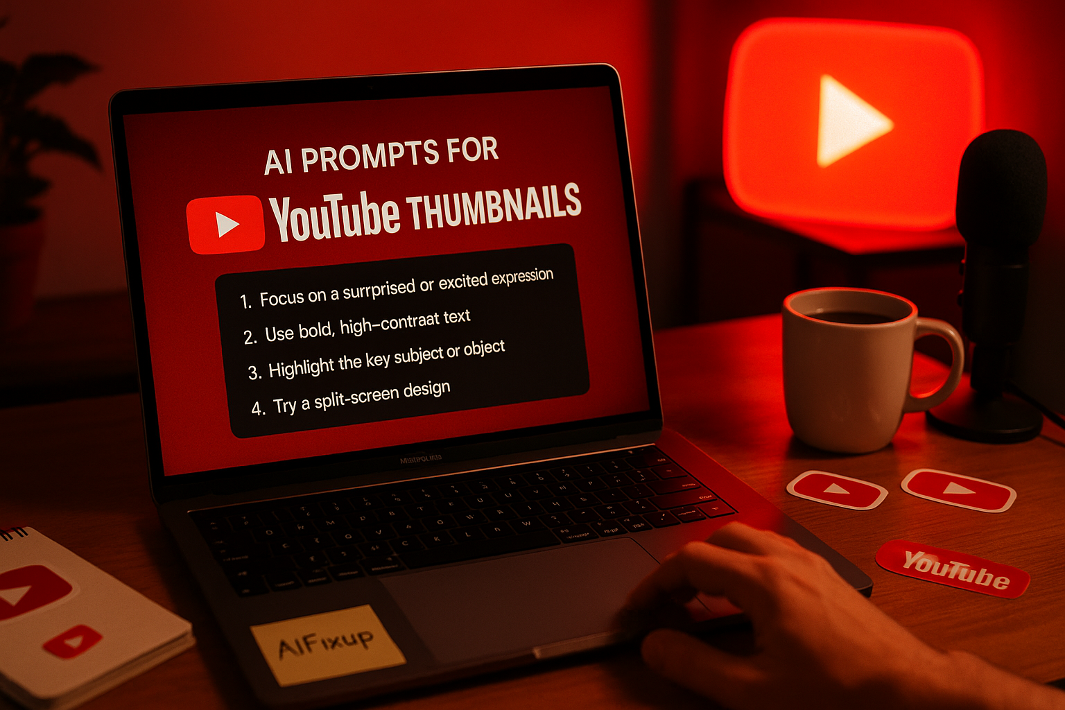 AI Prompts for YouTube Thumbnails