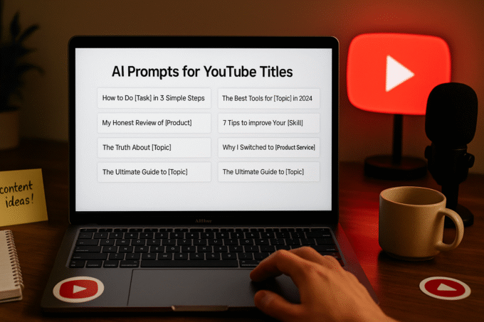 AI Prompts for YouTube Titles