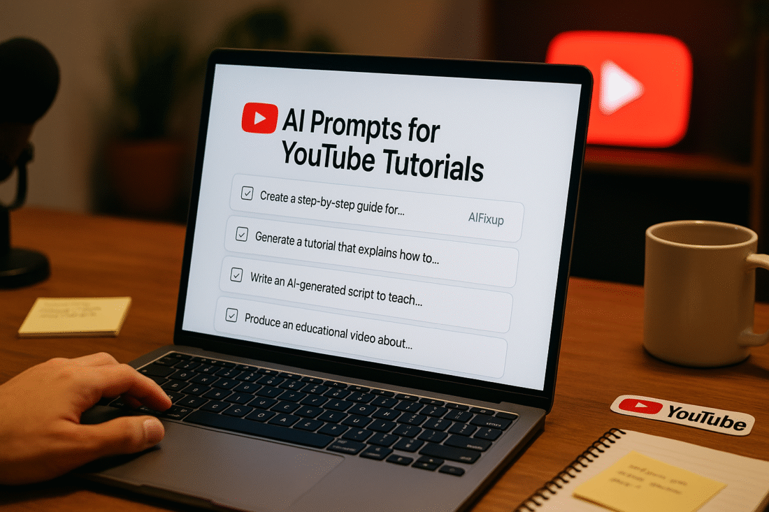 AI Prompts for YouTube Tutorials