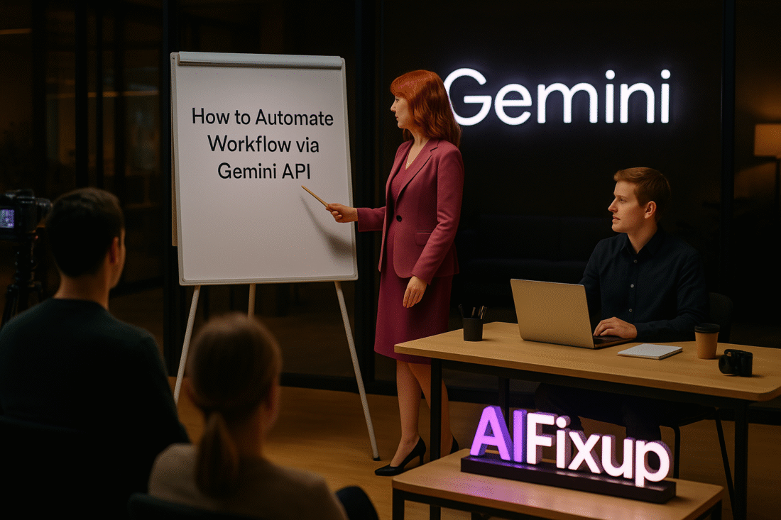 How to Automate Workflow via Gemini API