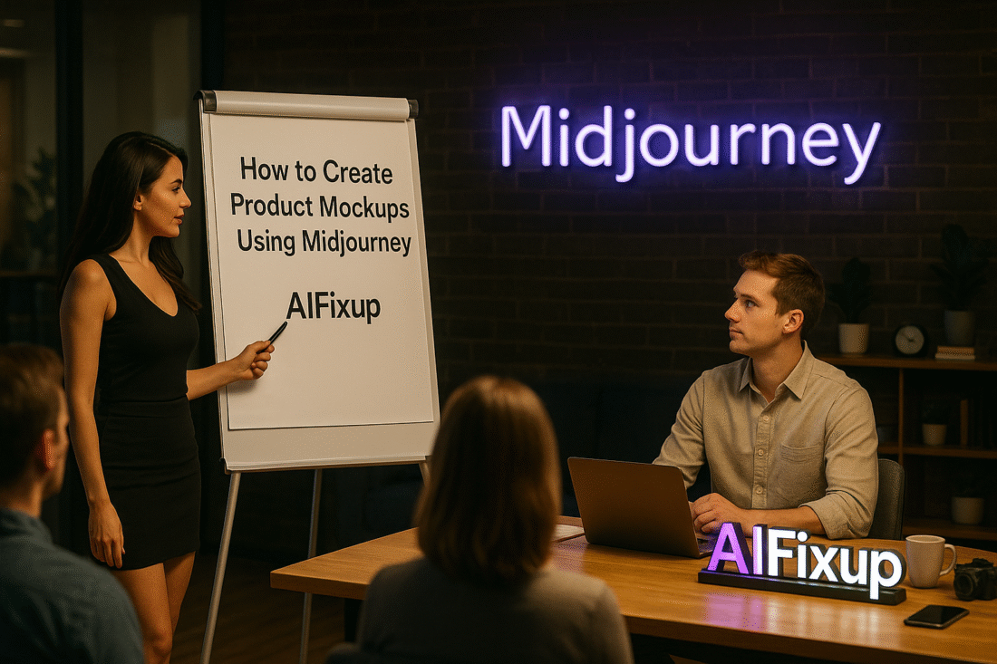 How to Create Product Mockups Using Midjourney