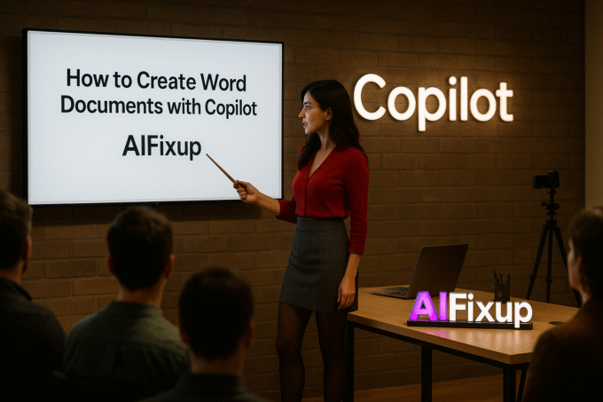 How to Create Word Documents with Copilot