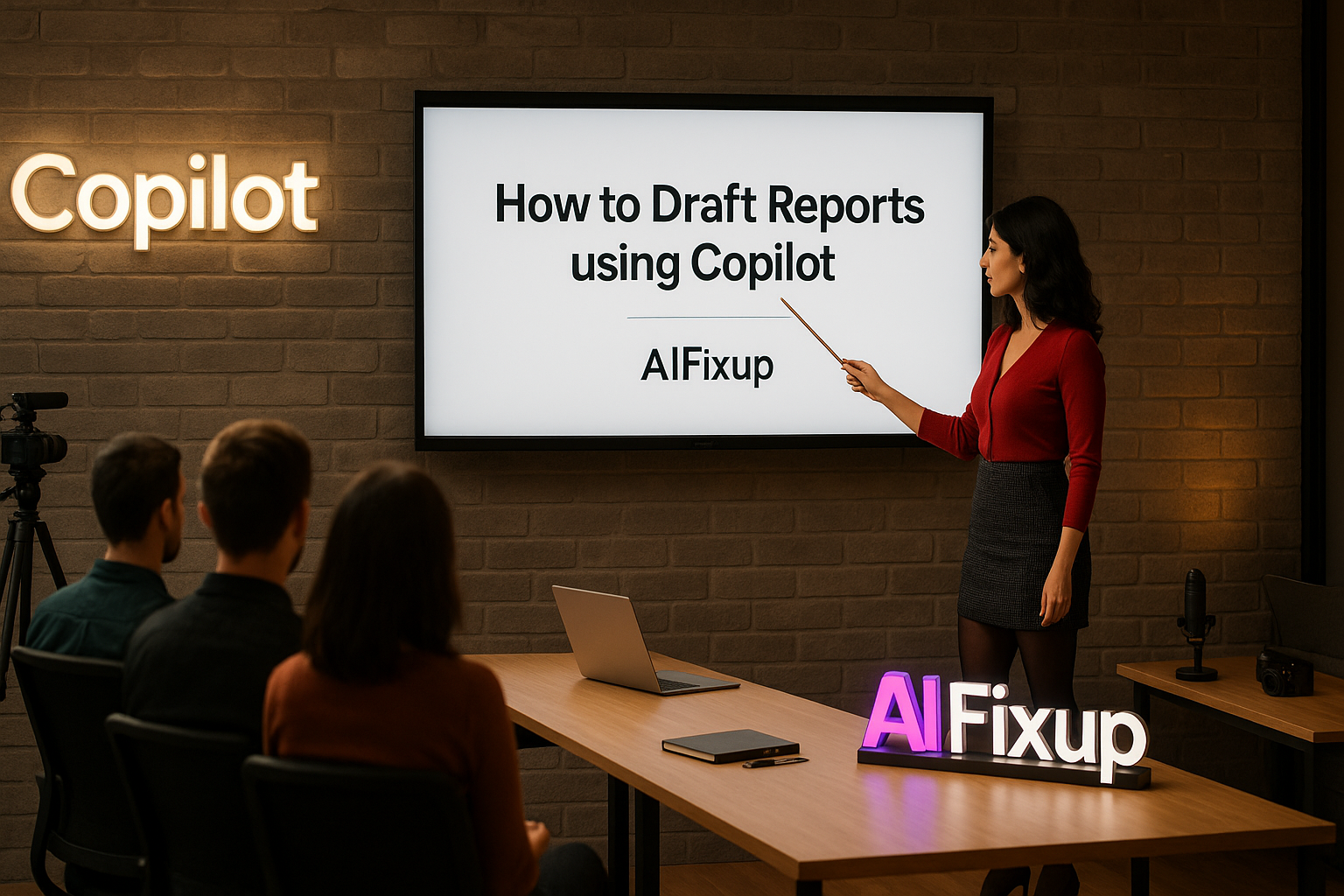 How to Draft Reports using Copilot