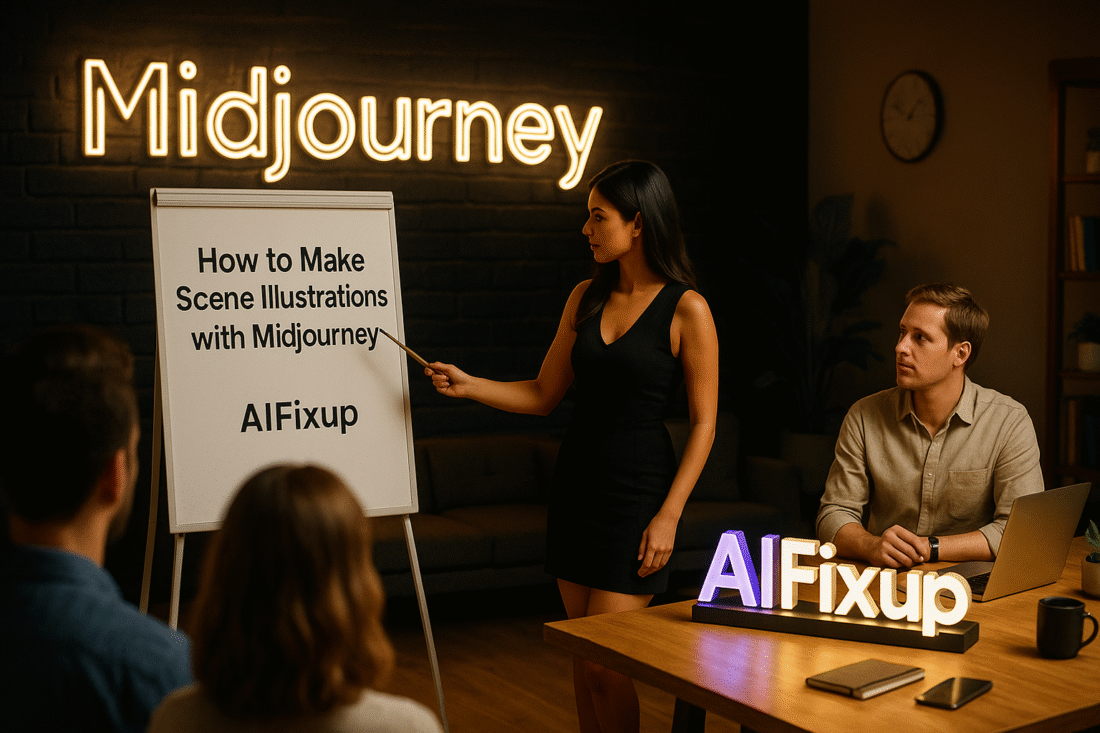 How to Make Scene Illustrations with Midjourney