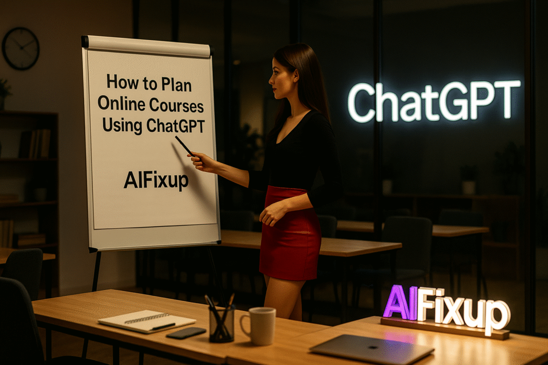 How to Plan Online Courses Using ChatGPT