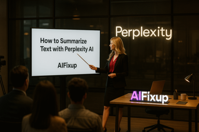 How to Summarize Text with Perplexity AI