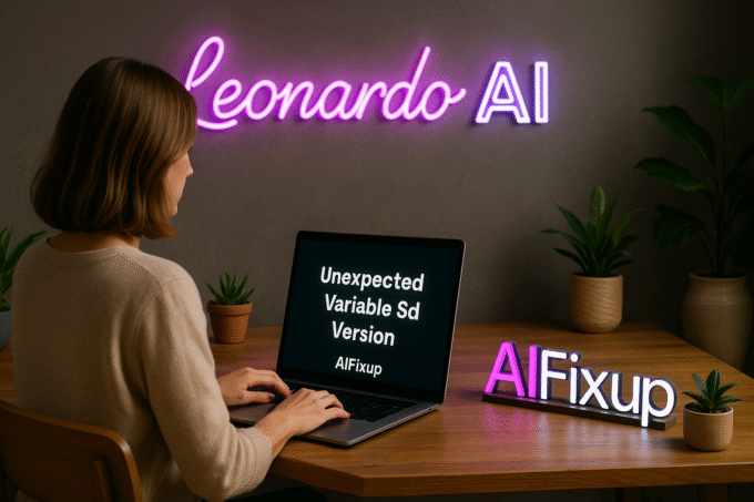 leonardo-ai-unexpected-variable-sd-version