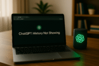 chatgpt history not showing