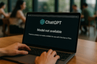 chatgpt model not available