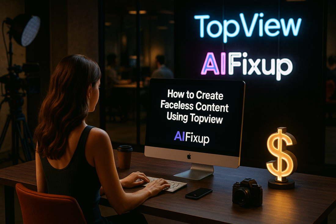 How to Create Faceless Content Using Topview
