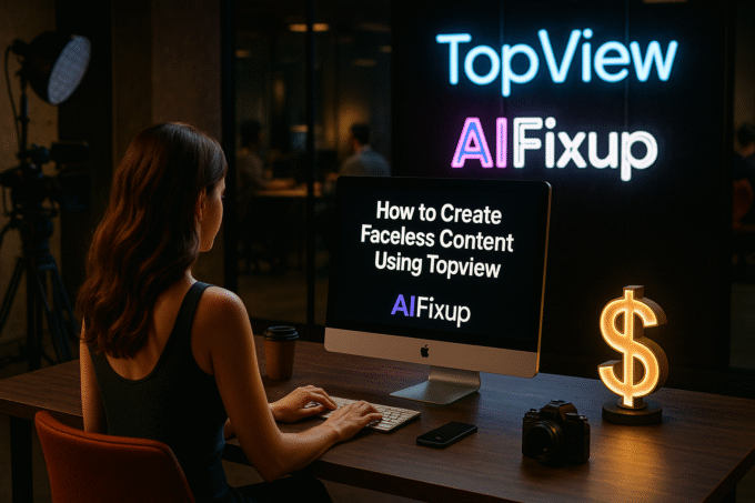 How to Create Faceless Content Using Topview