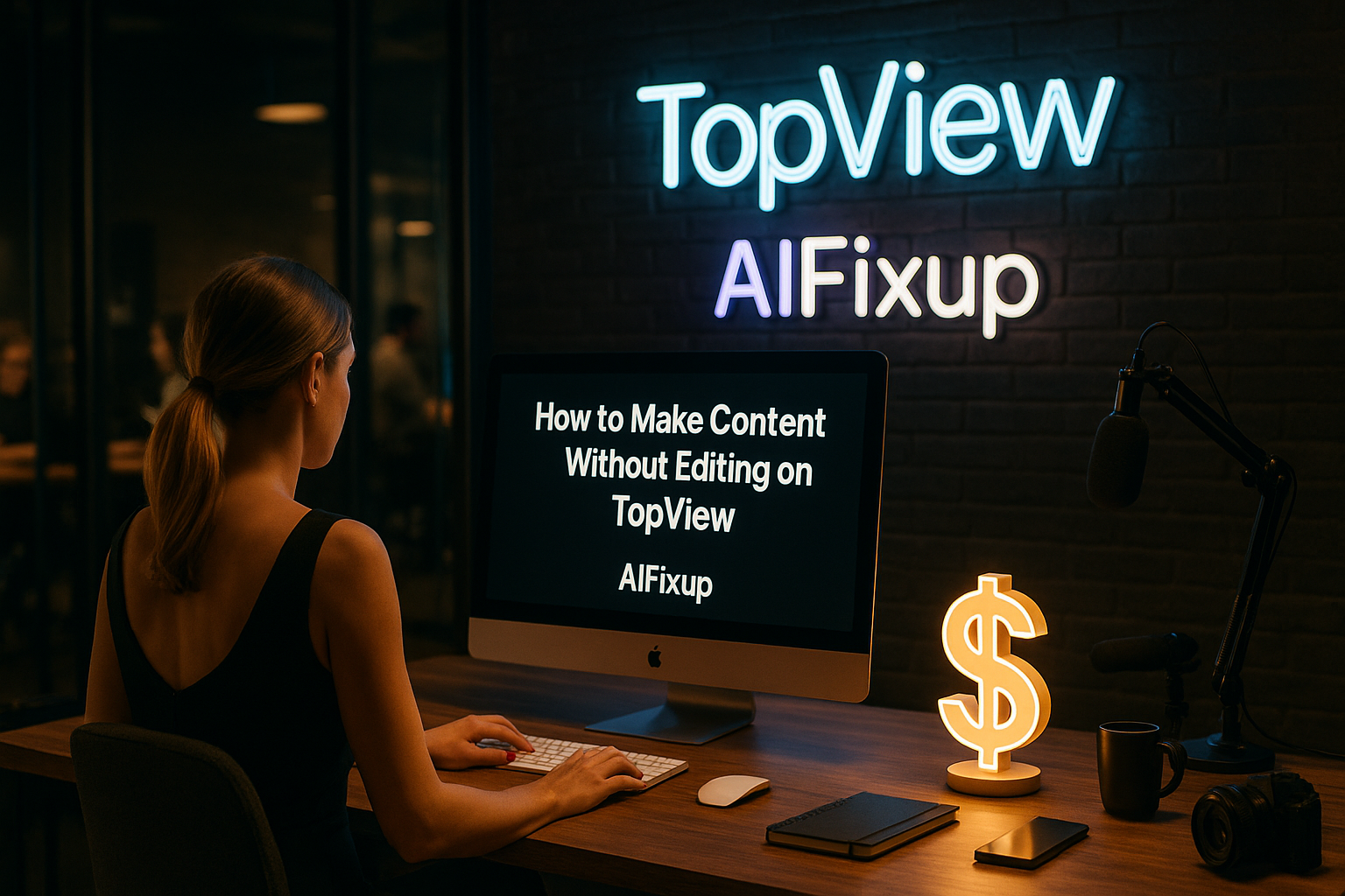 How to Make Content Without Editing on Topview