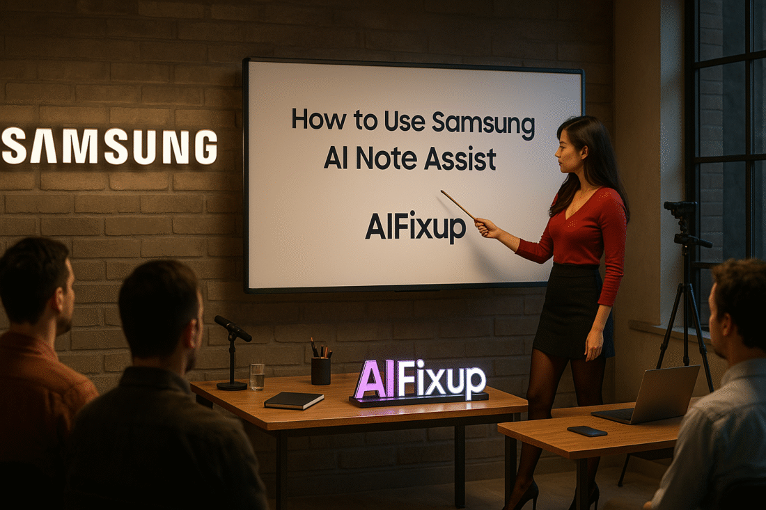 How to Use Samsung AI Note Assist