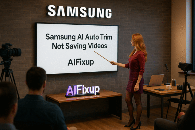Samsung AI Auto Trim Not Saving Videos