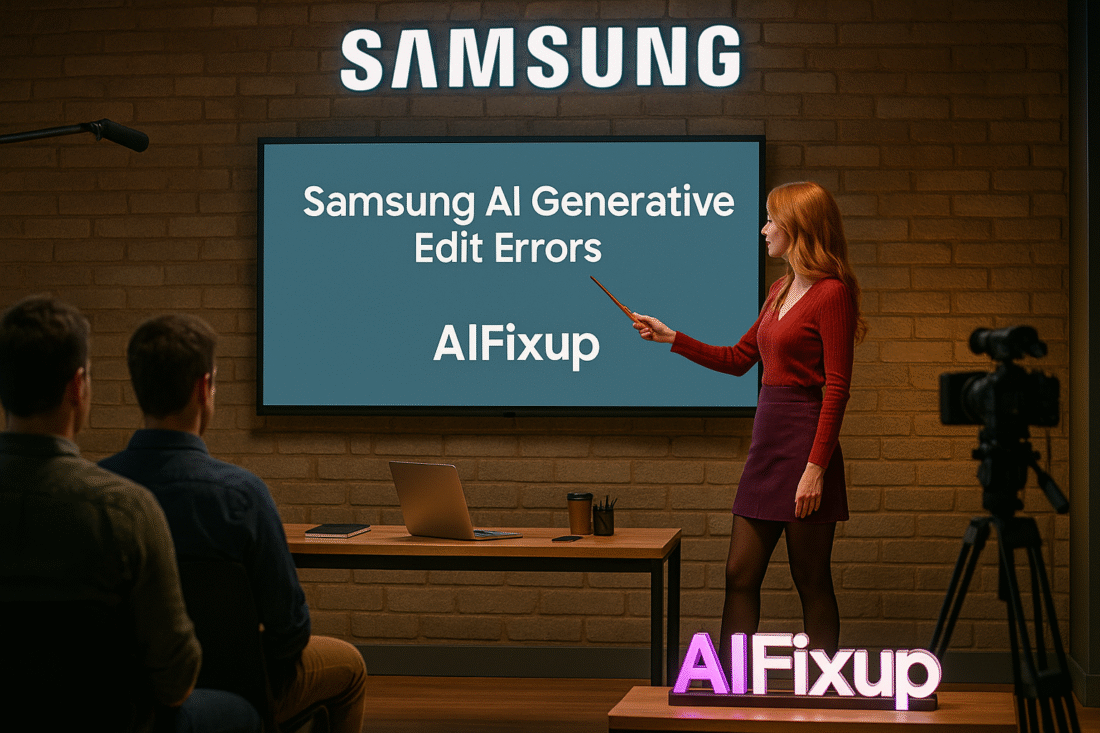 Samsung AI Generative Edit Errors