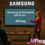Samsung AI Generative Edit Errors