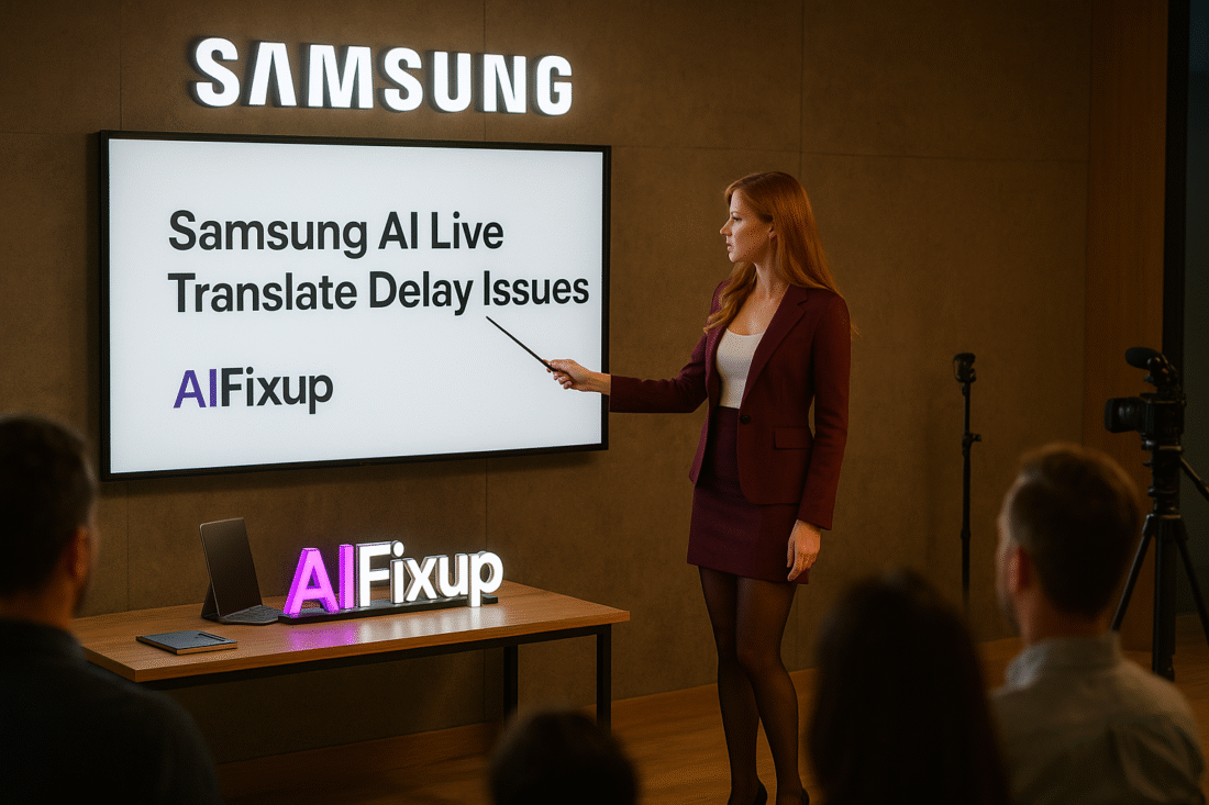 Samsung AI Live Translate Delay Issues