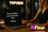 Topview AI Affiliate Link Not Generating Video