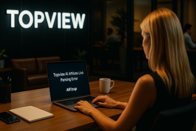 Topview AI Affiliate Link Parsing Error