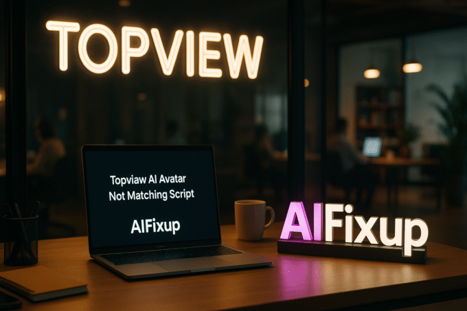Topview AI Avatar Not Matching Script