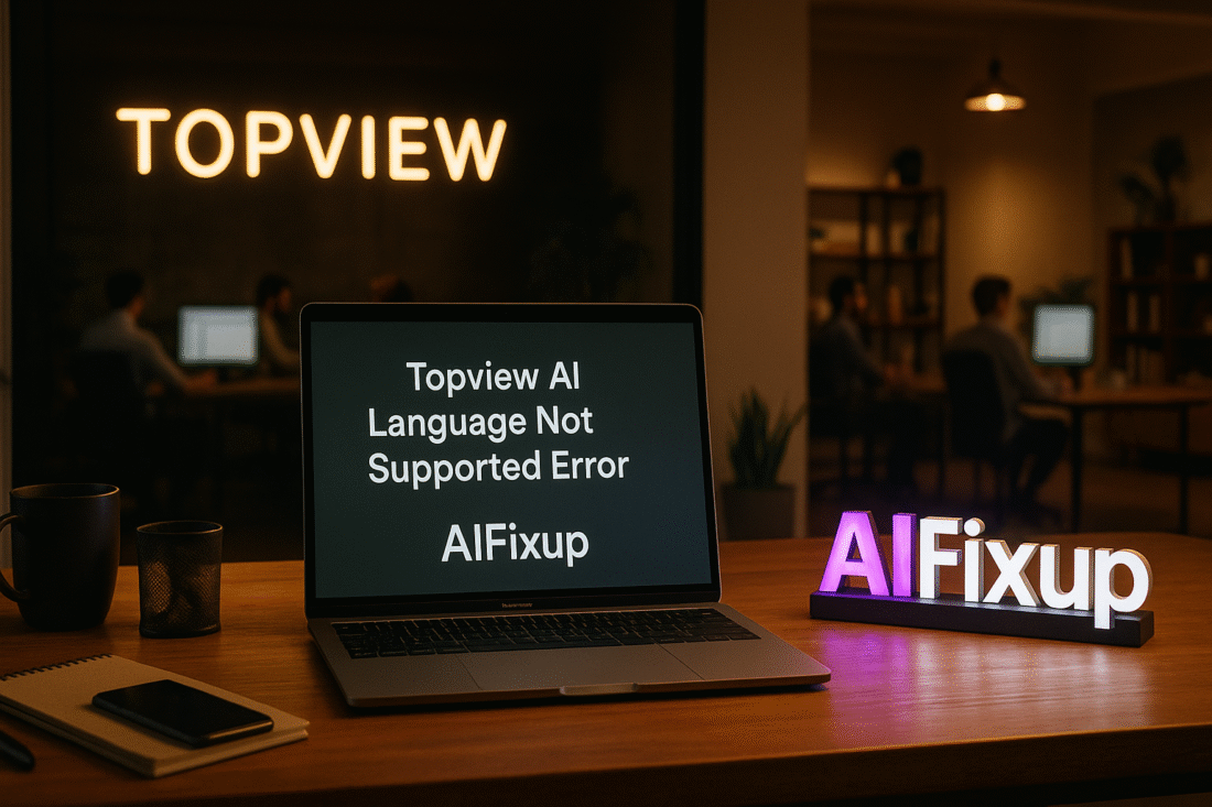 Topview AI Language Not Supported Error