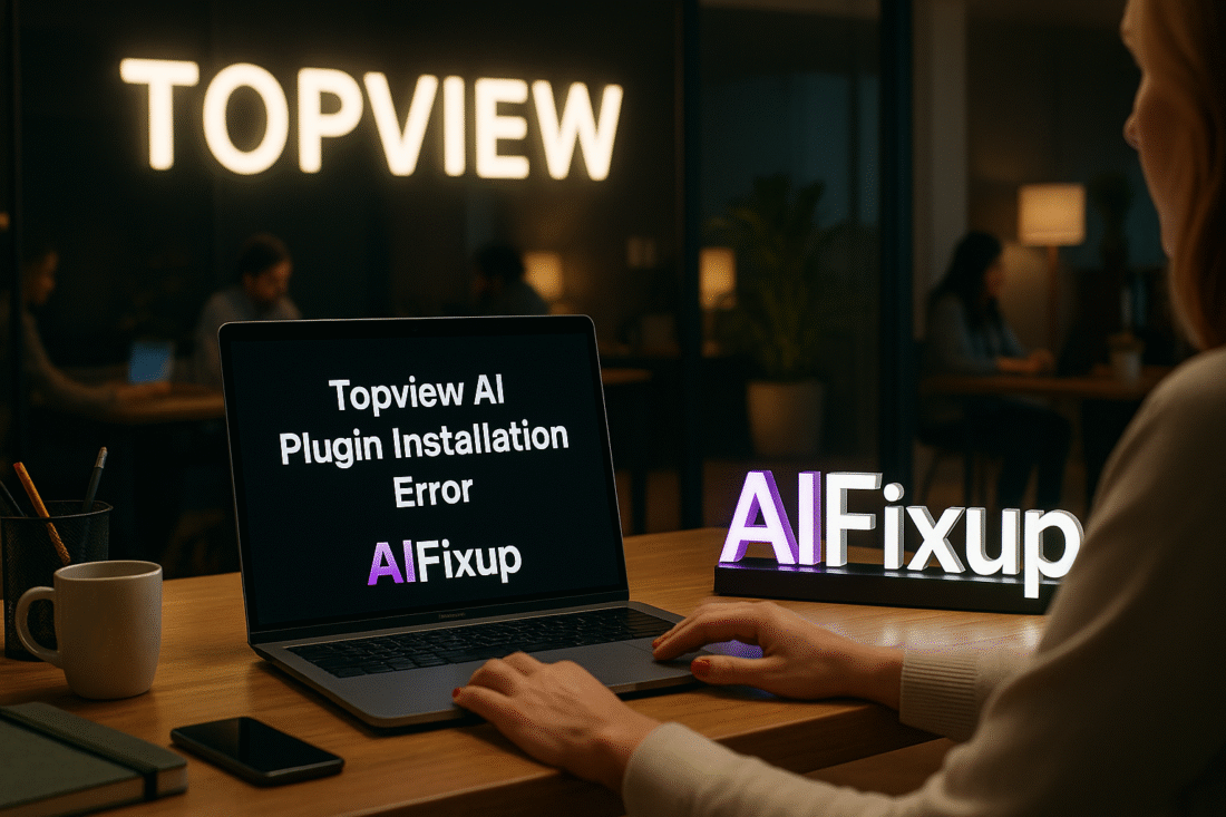 Topview AI Plugin Installation Error